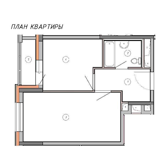 квартира г Москва метро Варшавская проезд Каширский 25к/4 муниципальный округ Москворечье-Сабурово фото 17