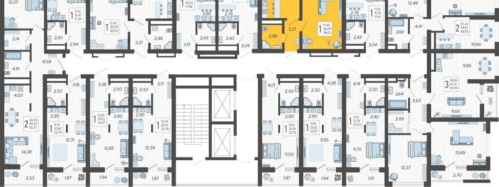 квартира г Сочи р-н Хостинский ЖК «Кислород» 9 Хостинский район фото 2