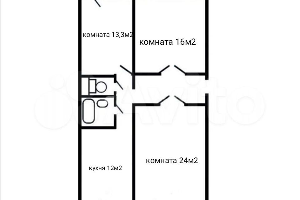 квартира г Москва Юго-Западный административный округ, Чечёрский проезд, 52 фото 6