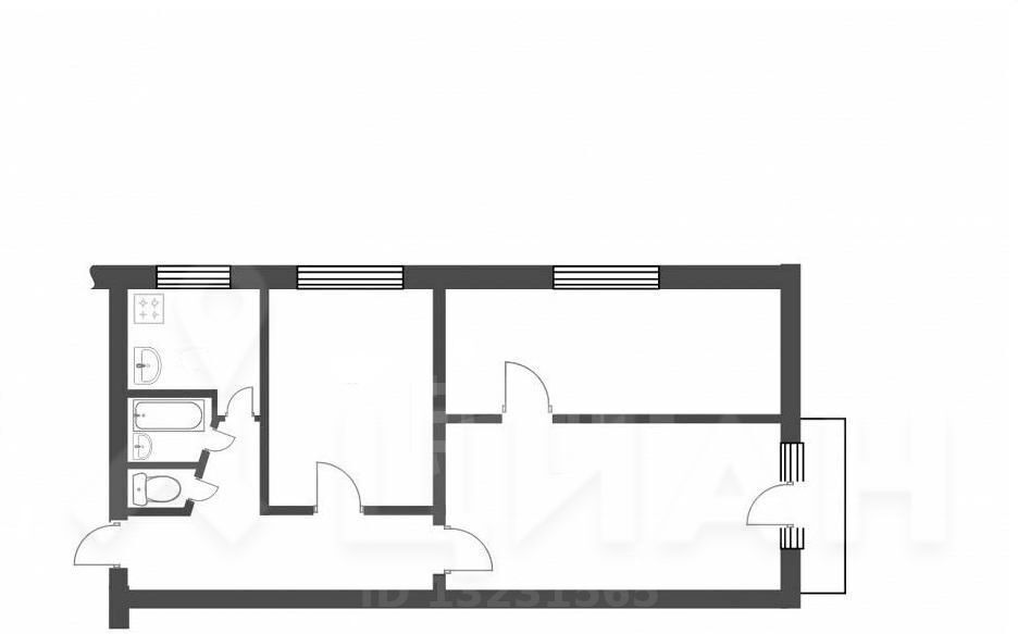 квартира г Старый Оскол Интернациональный микрорайон 34 фото 2