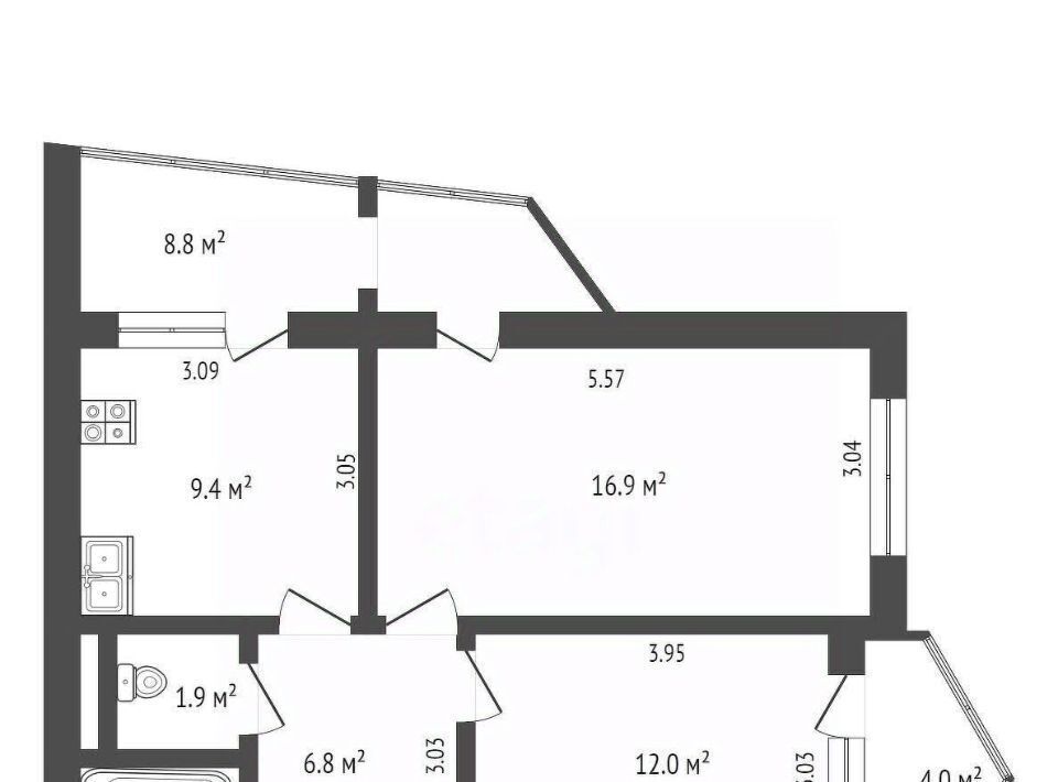 квартира г Ялта ул Дзержинского 33к/3 фото 1