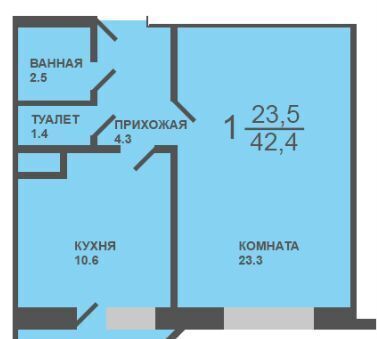 квартира г Тюмень р-н Калининский ул Арктическая 1к/1 фото 27