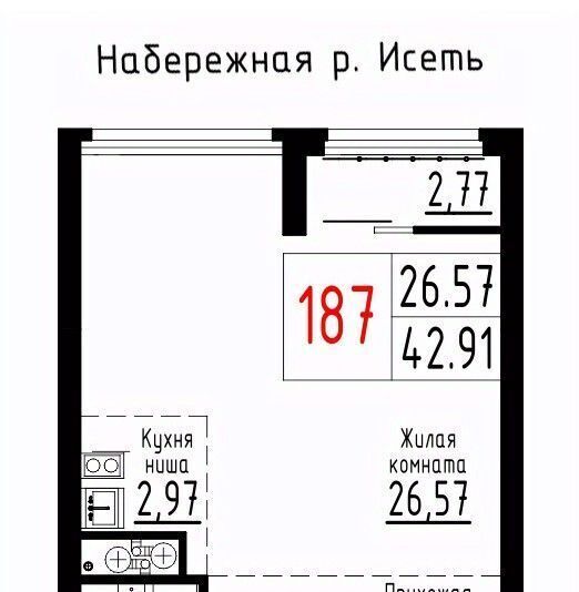 квартира г Екатеринбург Геологическая Парковый ЖК «ЛУВР» фото 1