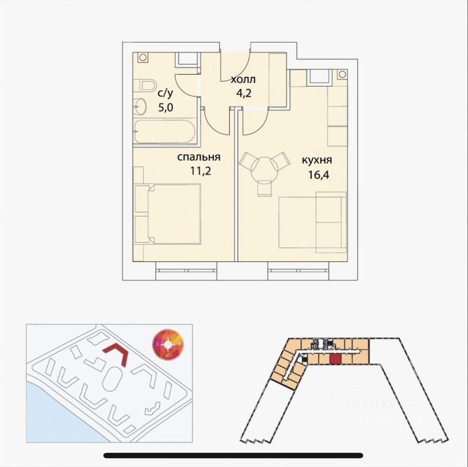 квартира г Москва к 8, Московская область фото 24