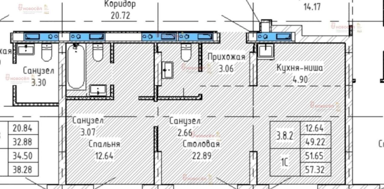 квартира г Екатеринбург Чкаловская Академический ул Академика Ландау 7б фото 7