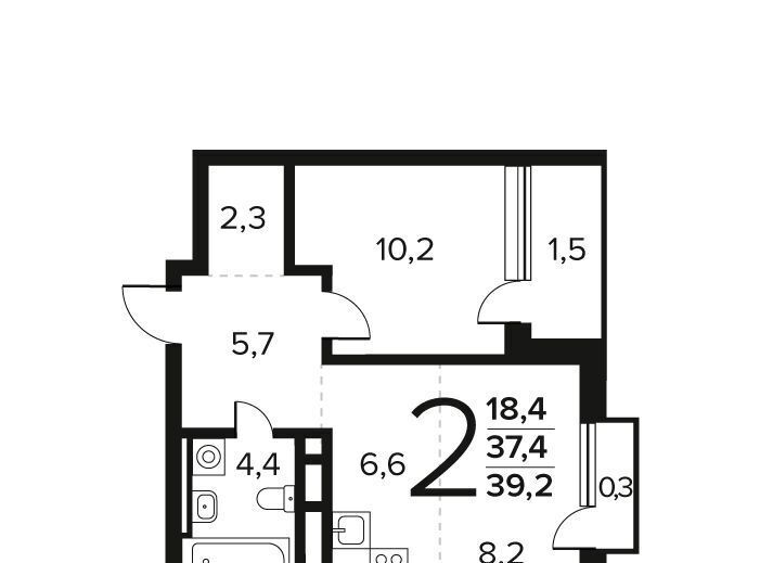 квартира г Москва Десна, № 61 кв-л фото 1