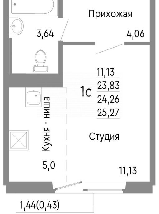 квартира г Челябинск р-н Советский фото 1