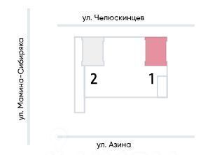 квартира г Екатеринбург Уральская Центральный ЖК «Азина 16» жилрайон фото 3