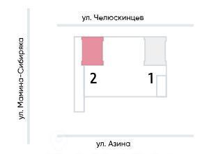 квартира г Екатеринбург Уральская Центральный ЖК «Азина 16» жилрайон фото 3