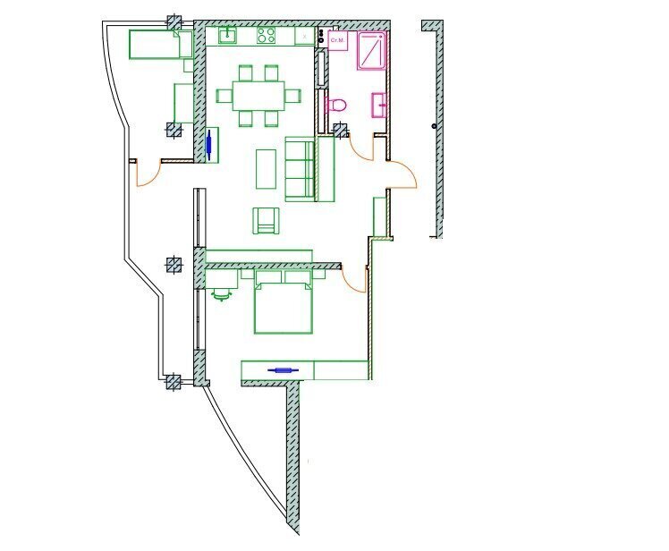 квартира г Краснодар р-н Центральный ул Кубанская 31/1 Набережная фото 13