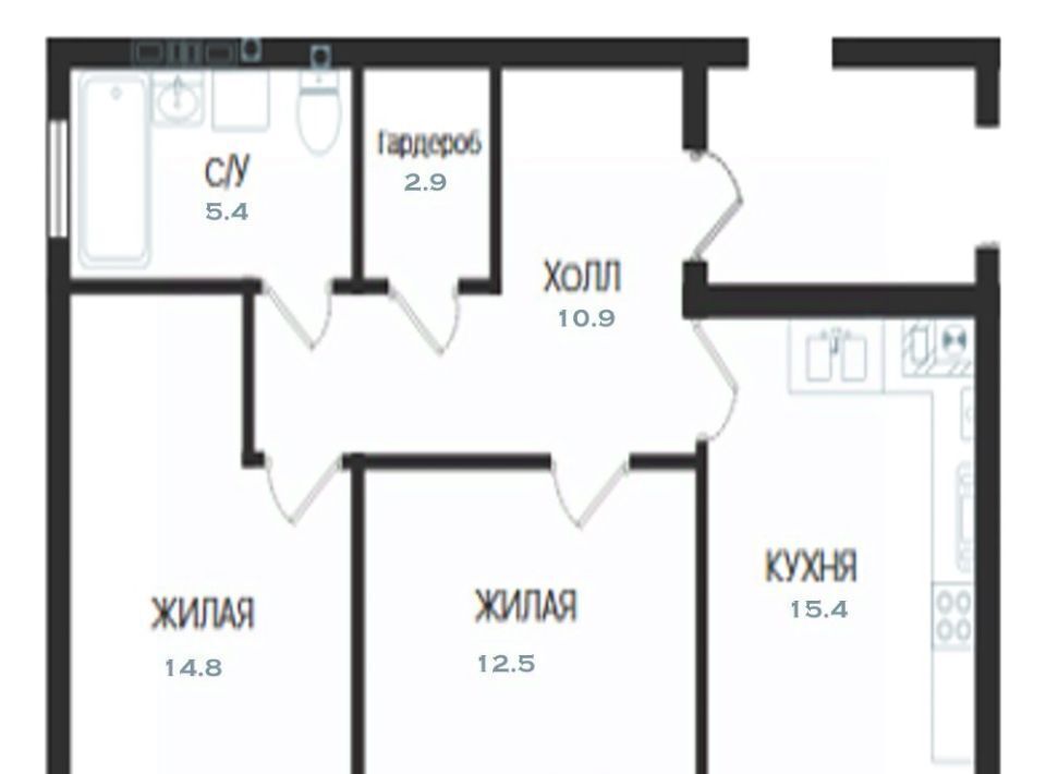 квартира р-н Балтийский г Балтийск ул Московская 16ак/1 фото 1