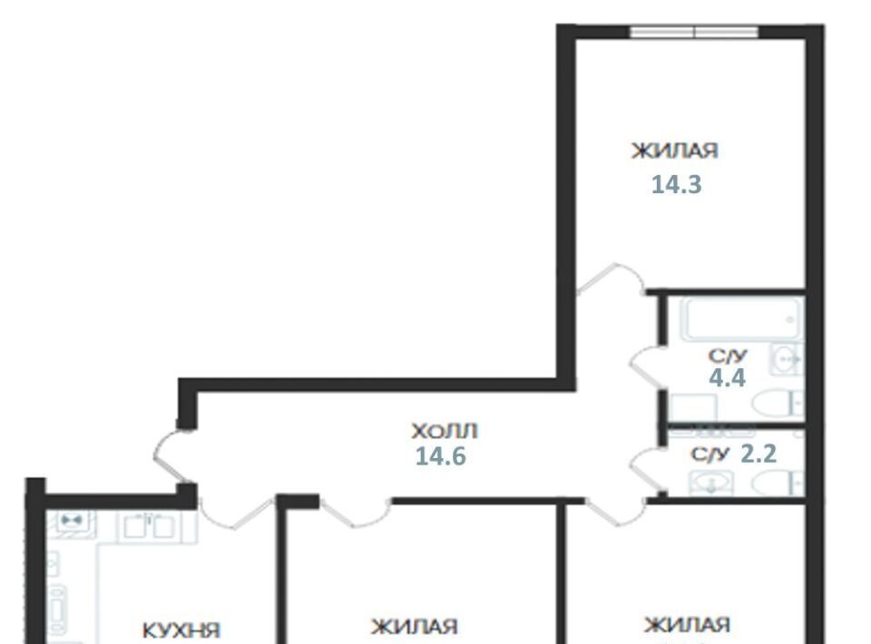 квартира р-н Балтийский г Балтийск ул Московская 16ак/1 фото 1