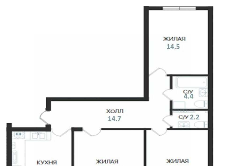 квартира р-н Балтийский г Балтийск ул Московская 16ак/1 фото 1