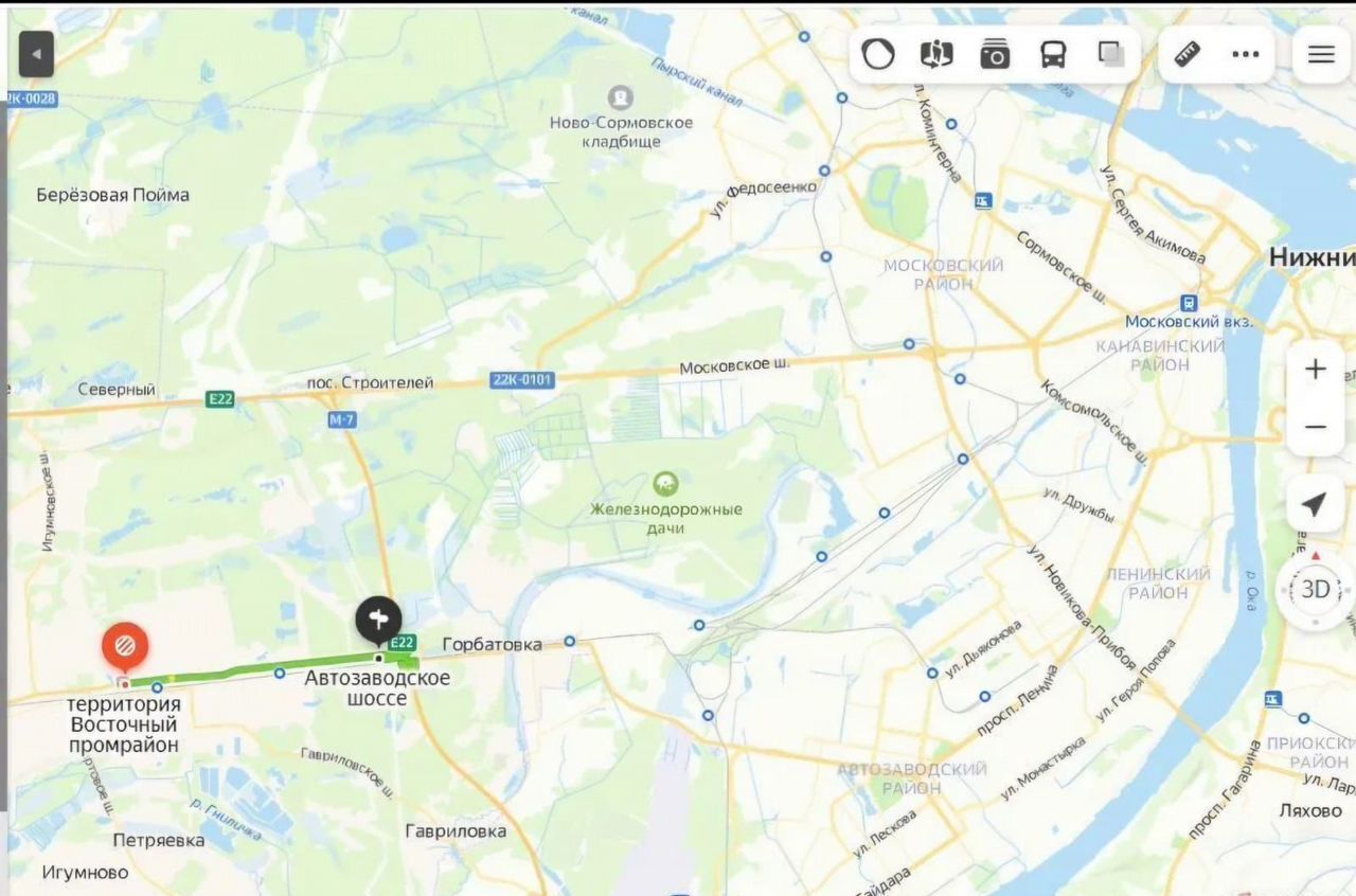 земля г Дзержинск Восточный промрайон ш Автозаводское Нижний Новгород фото 4