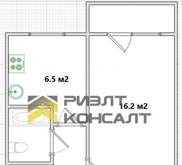 квартира г Омск р-н Октябрьский ул 5-я Кордная 13а фото 12