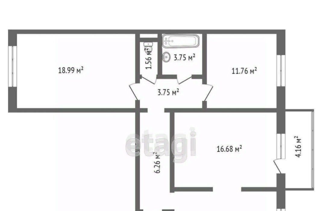 квартира г Калининград р-н Московский ул Черниговская 19ж фото 29