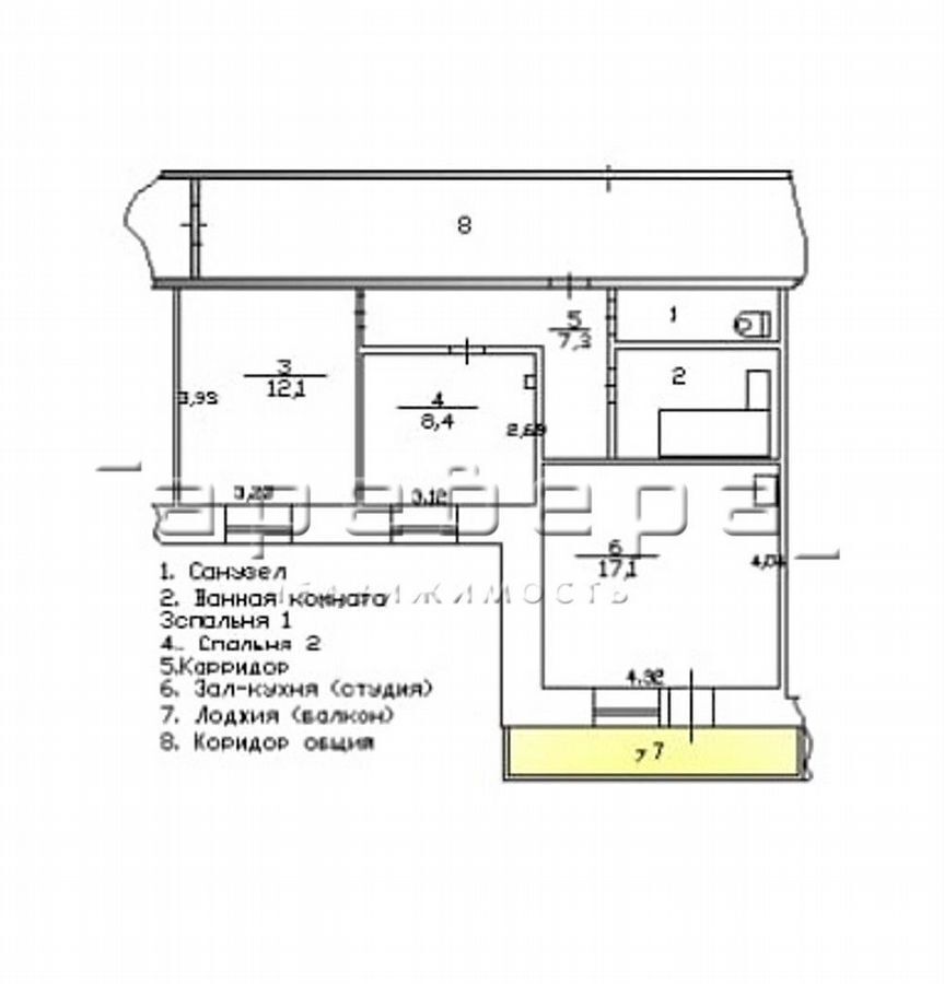 квартира г Красноярск р-н Советский ул Соколовская 72а фото 15