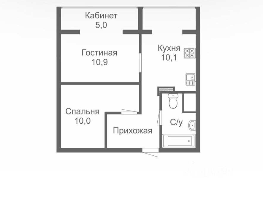 квартира г Москва метро Шипиловская ул Кустанайская 5к/3 фото 26