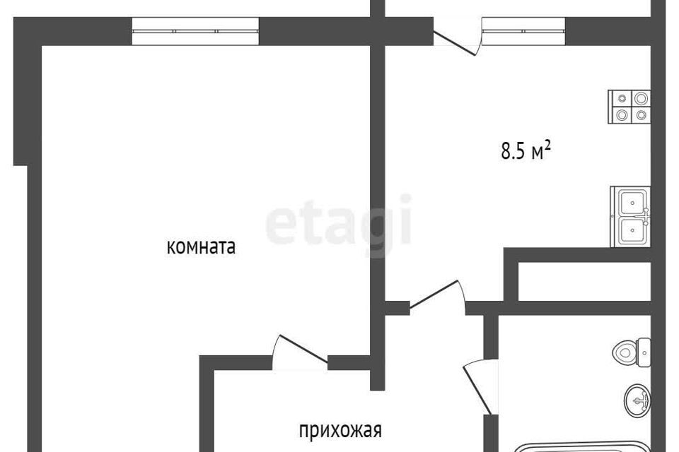 квартира г Ростов-на-Дону ул Ткачева 40 Ростов-на-Дону городской округ фото 8