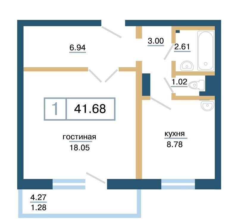 квартира г Красноярск р-н Советский ул. Ольховая/Светлова, жилмас «Нанжуль-Солнечный», д. 9 фото 2