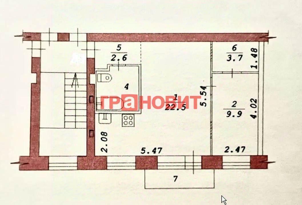 квартира г Новосибирск р-н Центральный ул Мичурина 31 фото 2