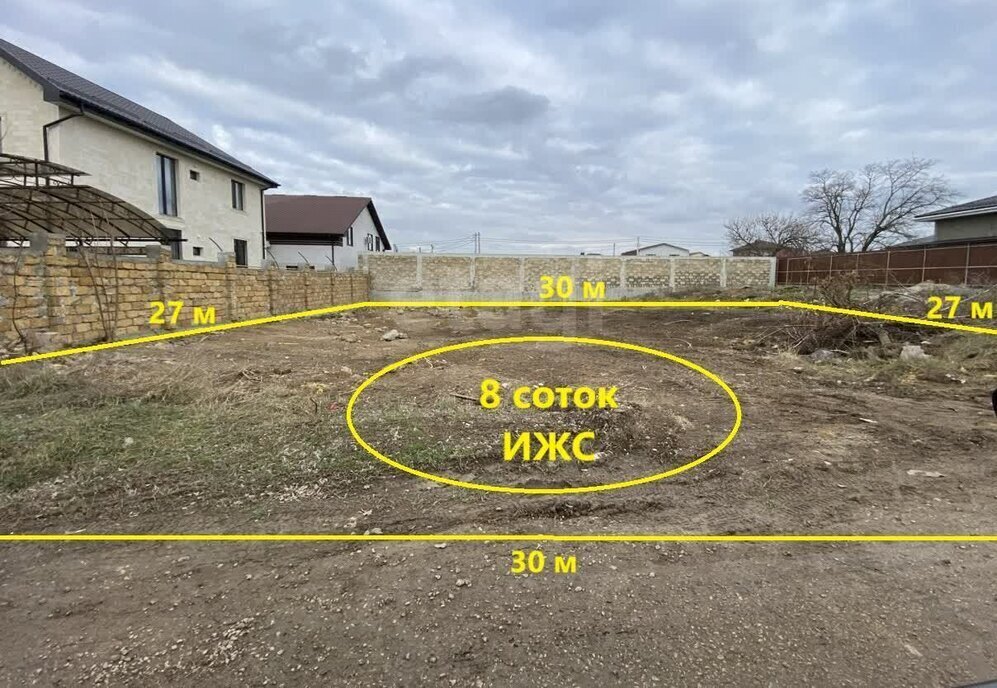 земля р-н Симферопольский с Мирное ул Интернациональная фото 2