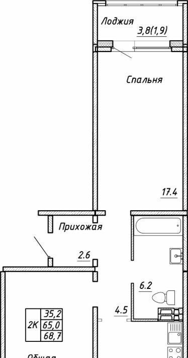 квартира г Новосибирск р-н Ленинский ул Связистов 13/2 фото 1