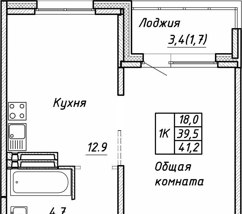 квартира г Новосибирск р-н Ленинский ул Связистов 13/2 фото 1