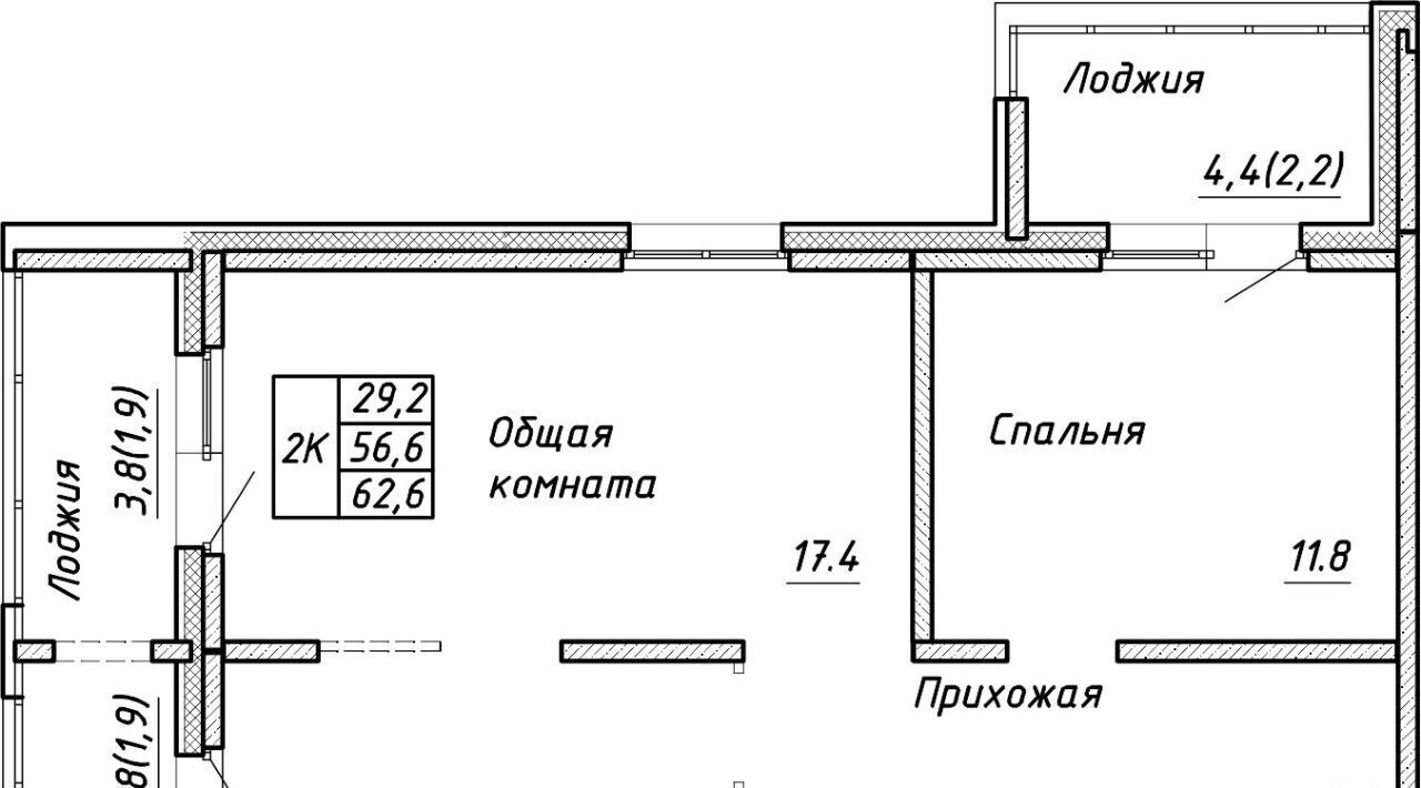 квартира г Новосибирск р-н Ленинский ул Связистов 13/2 фото 1