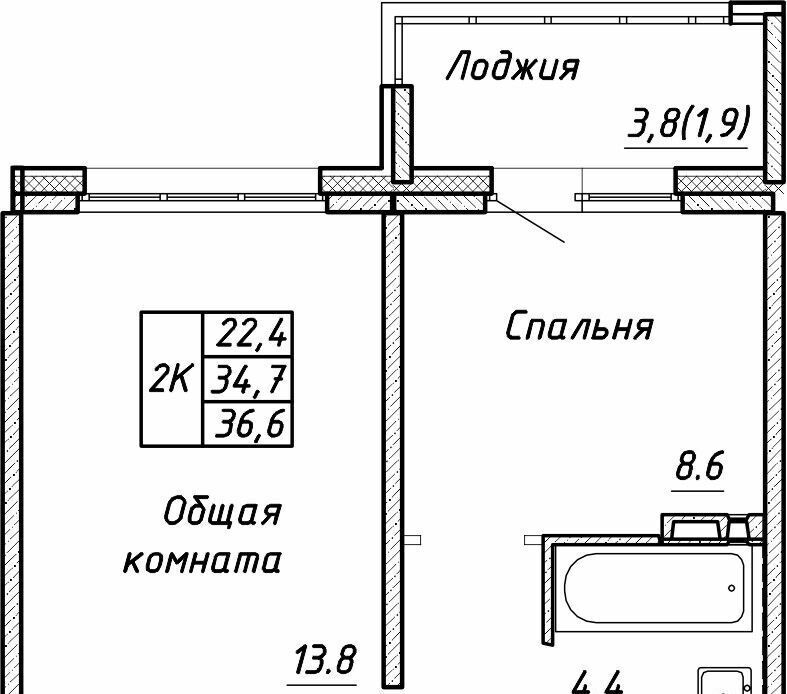 квартира г Новосибирск р-н Ленинский ул Связистов 13/2 фото 1