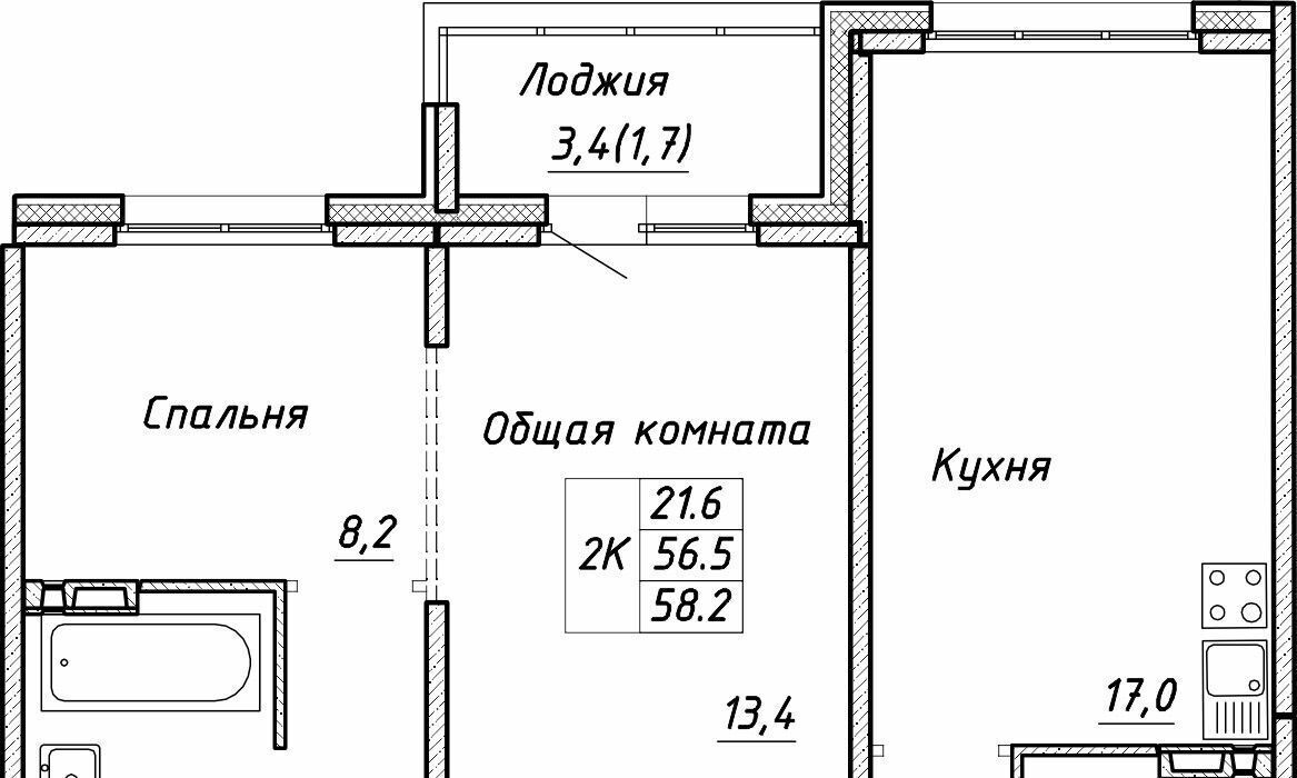 квартира г Новосибирск р-н Ленинский ул Связистов 13/2 фото 1