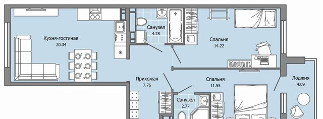 р-н Засвияжский ЖК «Город новаторов» ул. Шигаева/Ефремова, стр. 2 фото