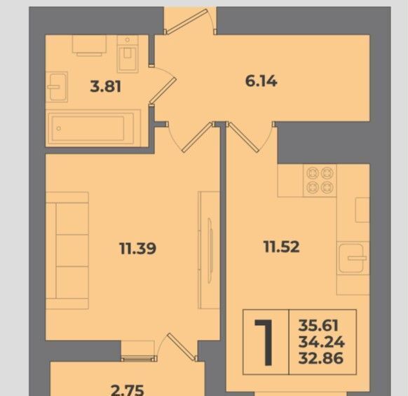 квартира г Калининград р-н Московский ул Коммунистическая 28а фото 2