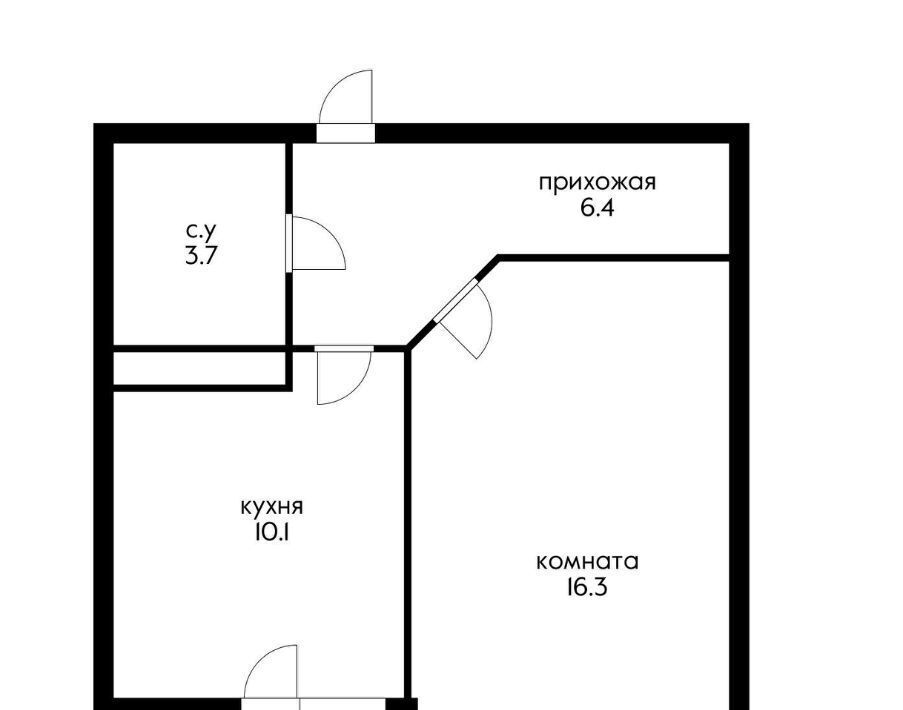 квартира г Краснодар р-н Прикубанский ул им. Героя Сарабеева В.И. 5к/1 фото 11