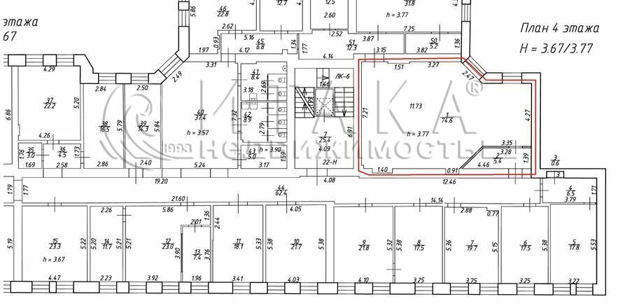 офис г Санкт-Петербург метро Балтийская пр-кт Лермонтовский 7а округ Коломна фото 2