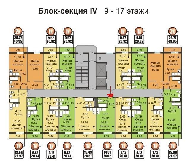 квартира г Новосибирск р-н Первомайский ул Твардовского 22/6 Новосибирск городской округ фото 6