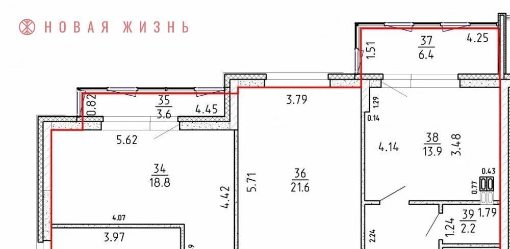 квартира г Самара р-н Железнодорожный проезд 4-й 8а фото 1