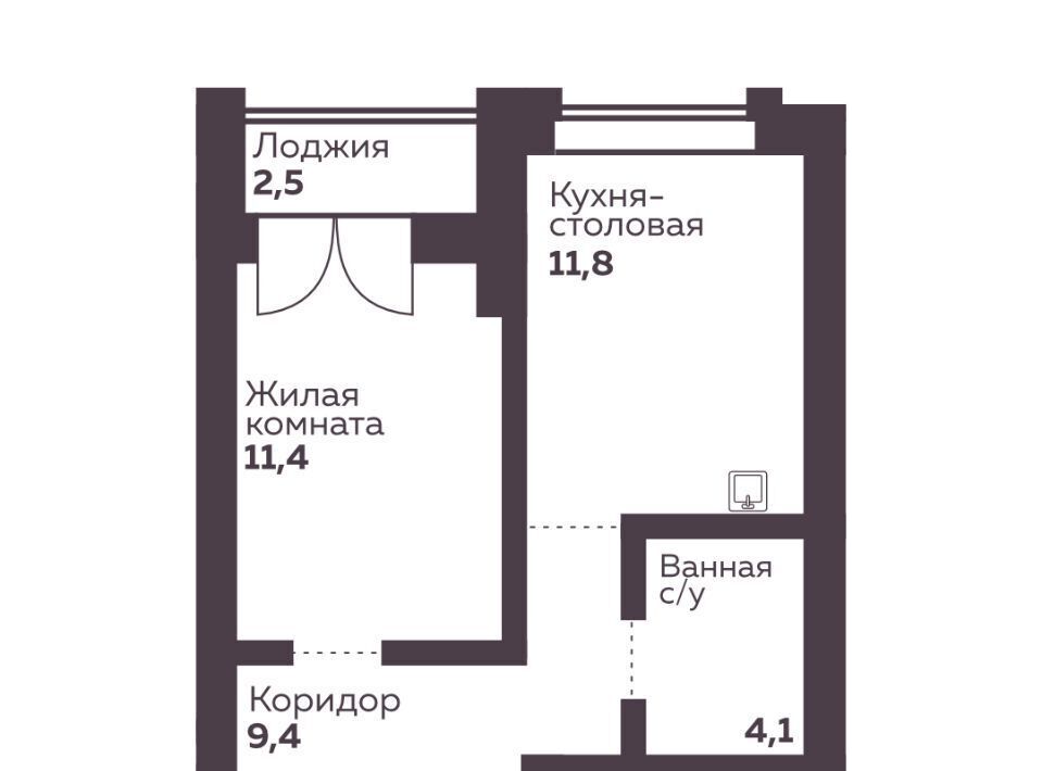 квартира г Екатеринбург Уралмаш ЖК «Голос Заря» муниципальное образование фото 1