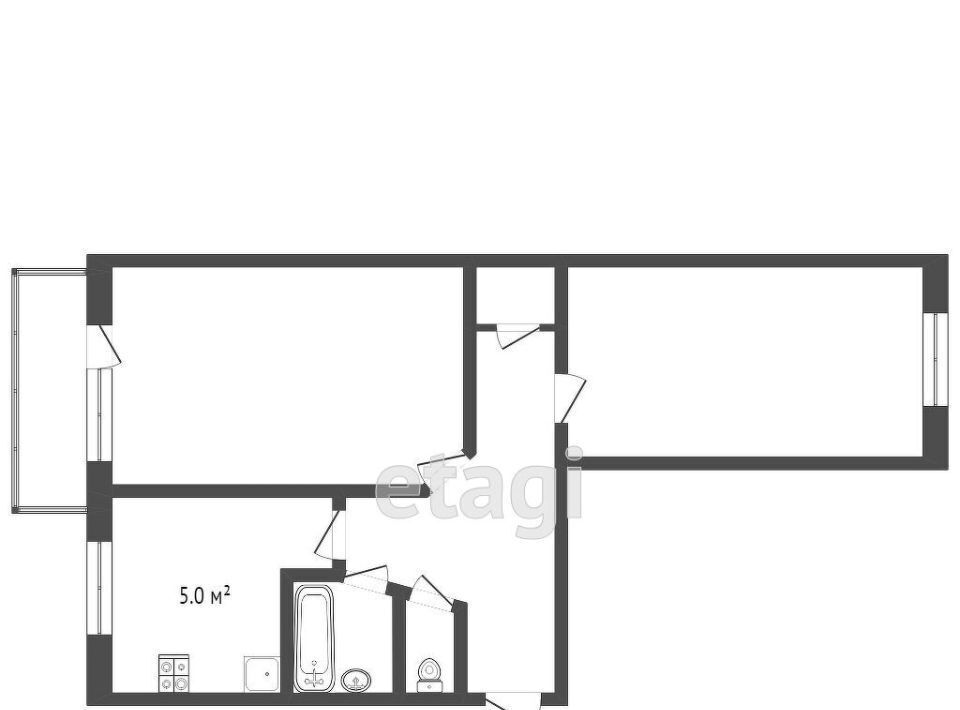 квартира г Батайск ул Октябрьская 126 фото 2