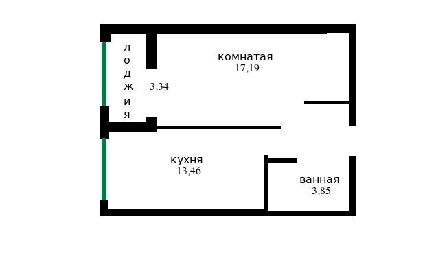 квартира р-н Симферопольский с Мирное ул Крымской весны 13к/2 Мирновское сельское поселение фото 1