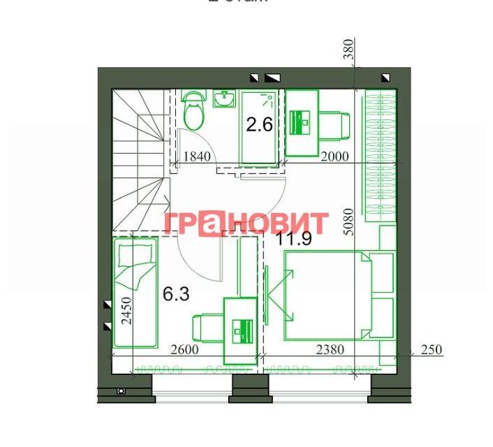 дом р-н Новосибирский п Элитный Берёзки микрорайон, 184 фото 7