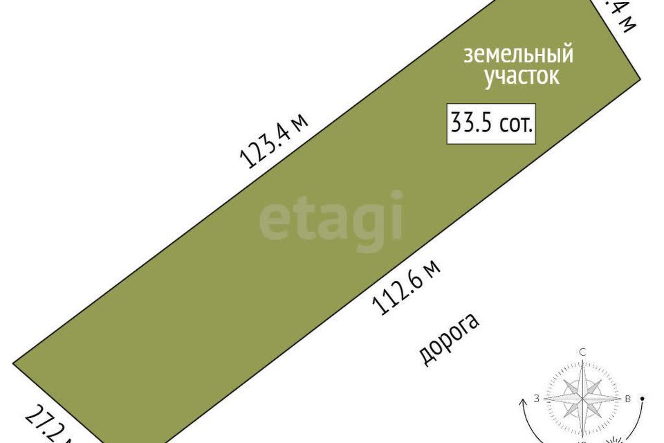 земля р-н Альметьевский с Новая Михайловка ул Нагорная 44 фото 9