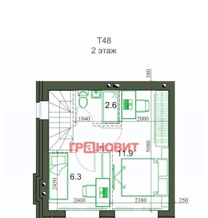 дом р-н Новосибирский п Садовый р-н мкр Березки-3 Станционный сельсовет, 1 фото 11