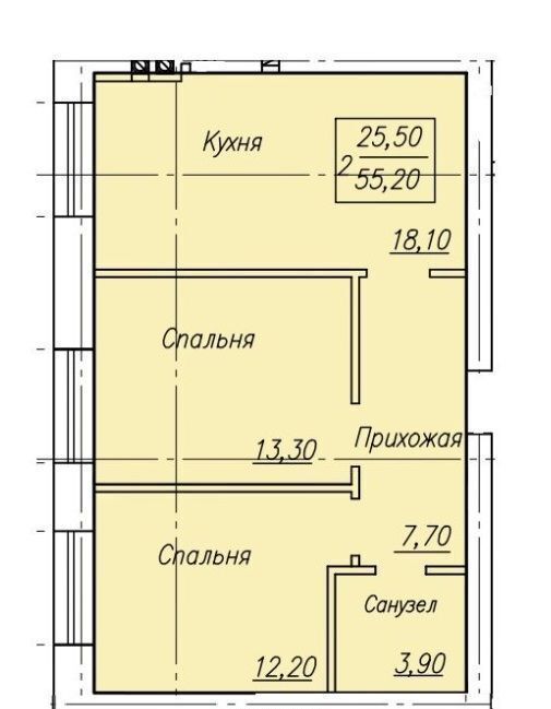 квартира г Оренбург р-н Ленинский ул Новая 50/5 мкр-н Ростоши фото 7