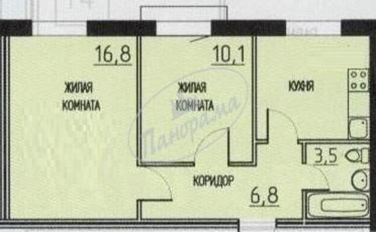 квартира г Калуга р-н Ленинский ул Братьев Луканиных 3 фото 6