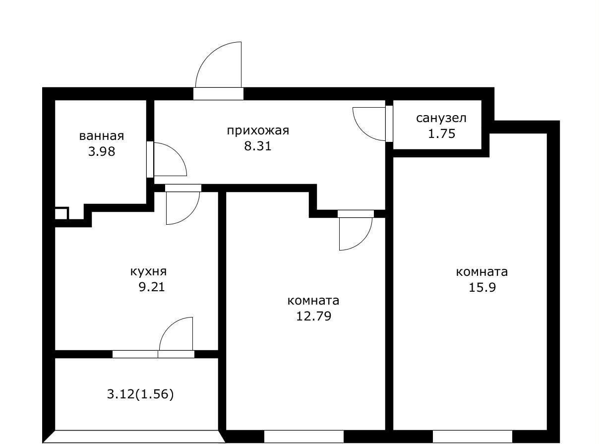 квартира г Краснодар р-н Прикубанский ул Наставников 10 фото 7