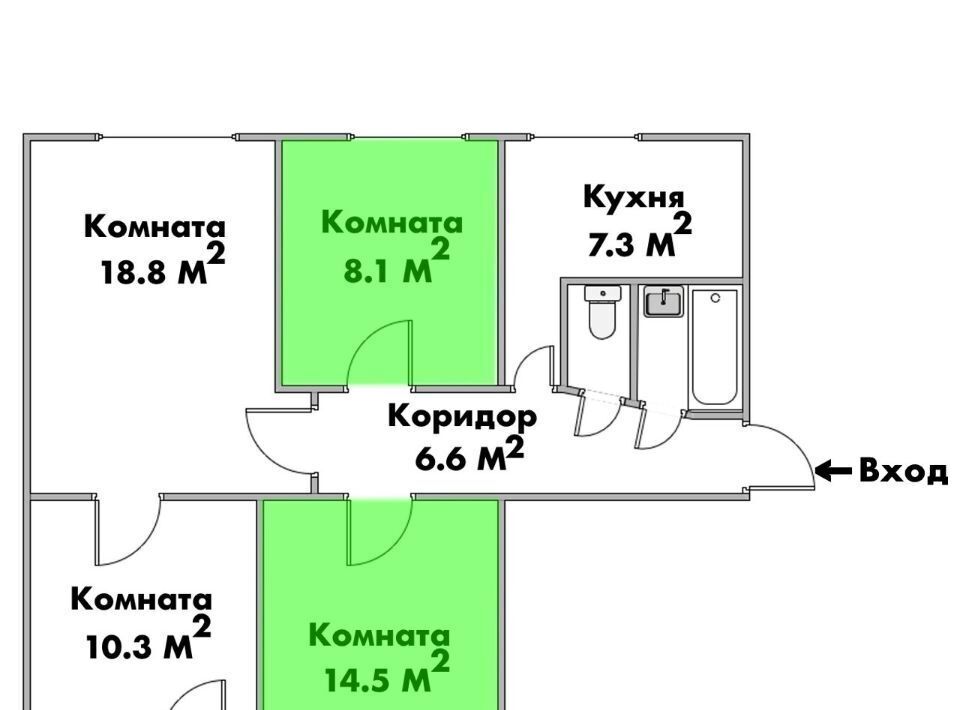 комната г Люберцы ул Московская 16 Котельники фото 14