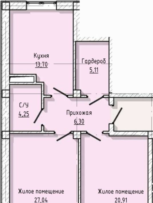 квартира г Нальчик ул А.А.Кадырова 28 фото 5