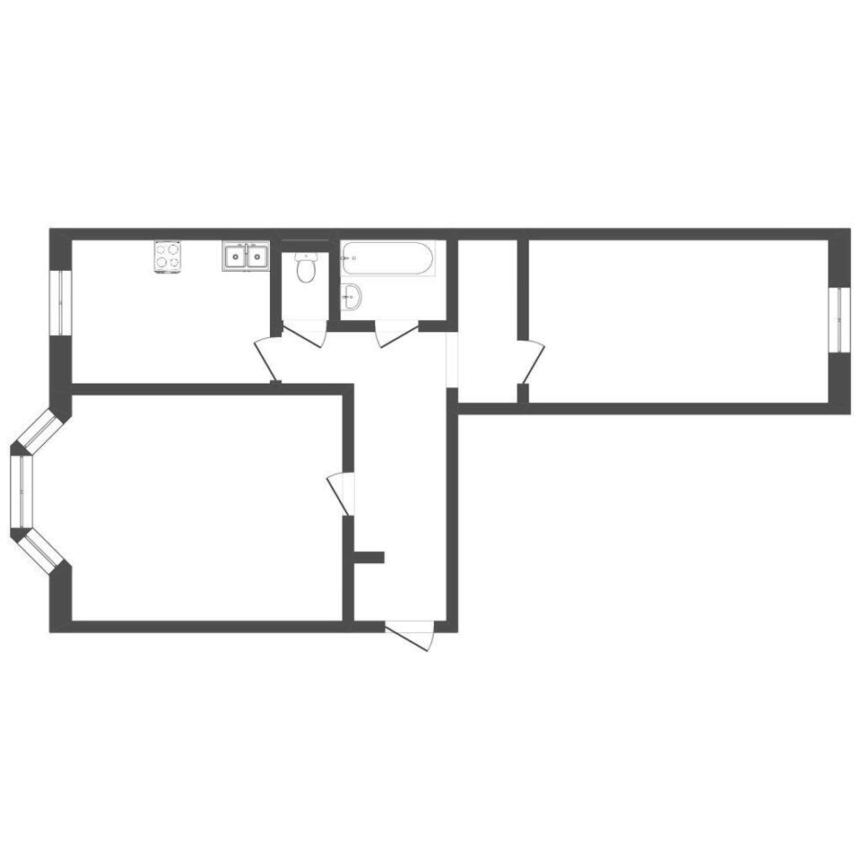 квартира г Надым ул Зверева 17 фото 17