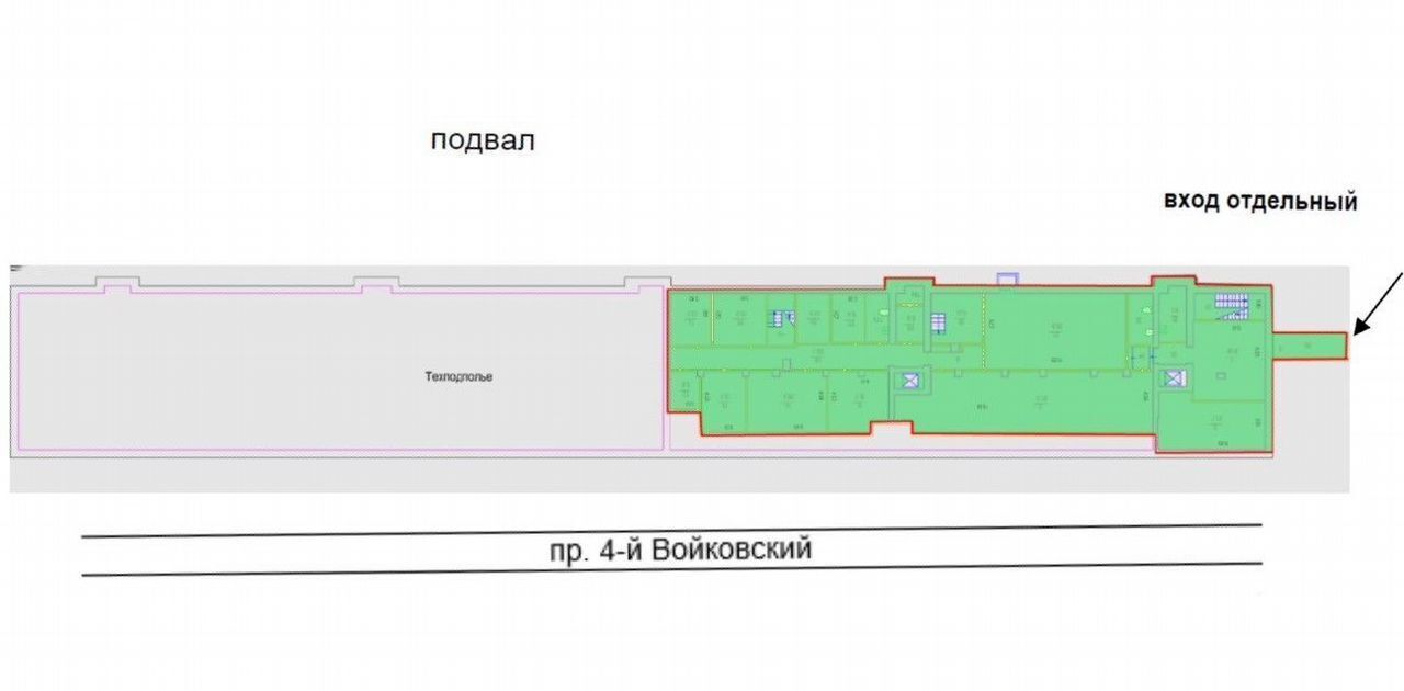 свободного назначения г Москва метро Балтийская 4-й Войковский пр., 10 фото 29